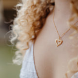 Design Vaults Gold Venus Necklace & Soft Wild Look